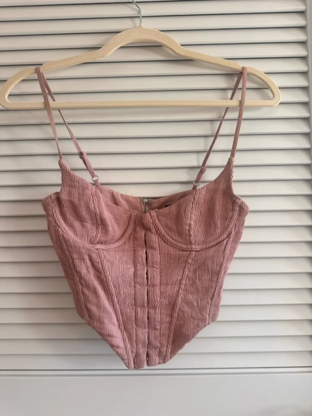 White Fox Boutique Stay Young Bustier in Blush - Picture 2 of 4